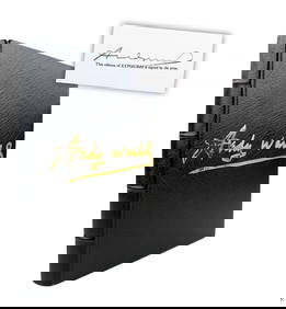 Andy Warhol Boldly Signed "Andy Warhol's Exposures", JSA Authenticated (1 of 9)