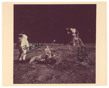 Superb Apollo 11 SP by Armstrong & Aldrin, Original NASA Image