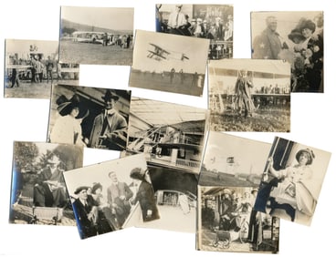 Vin Fiz Photo Archive, 14 Pcs, Some Possibly Unpublished!