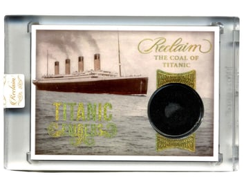 Anthracite from the Titanic. An Impressive Custom Relic Card