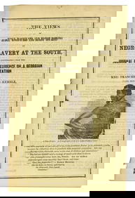 Graphic Slavery Title with Important Content: "Journal of a Residence on a Georgian Plantation" (1 of 2)