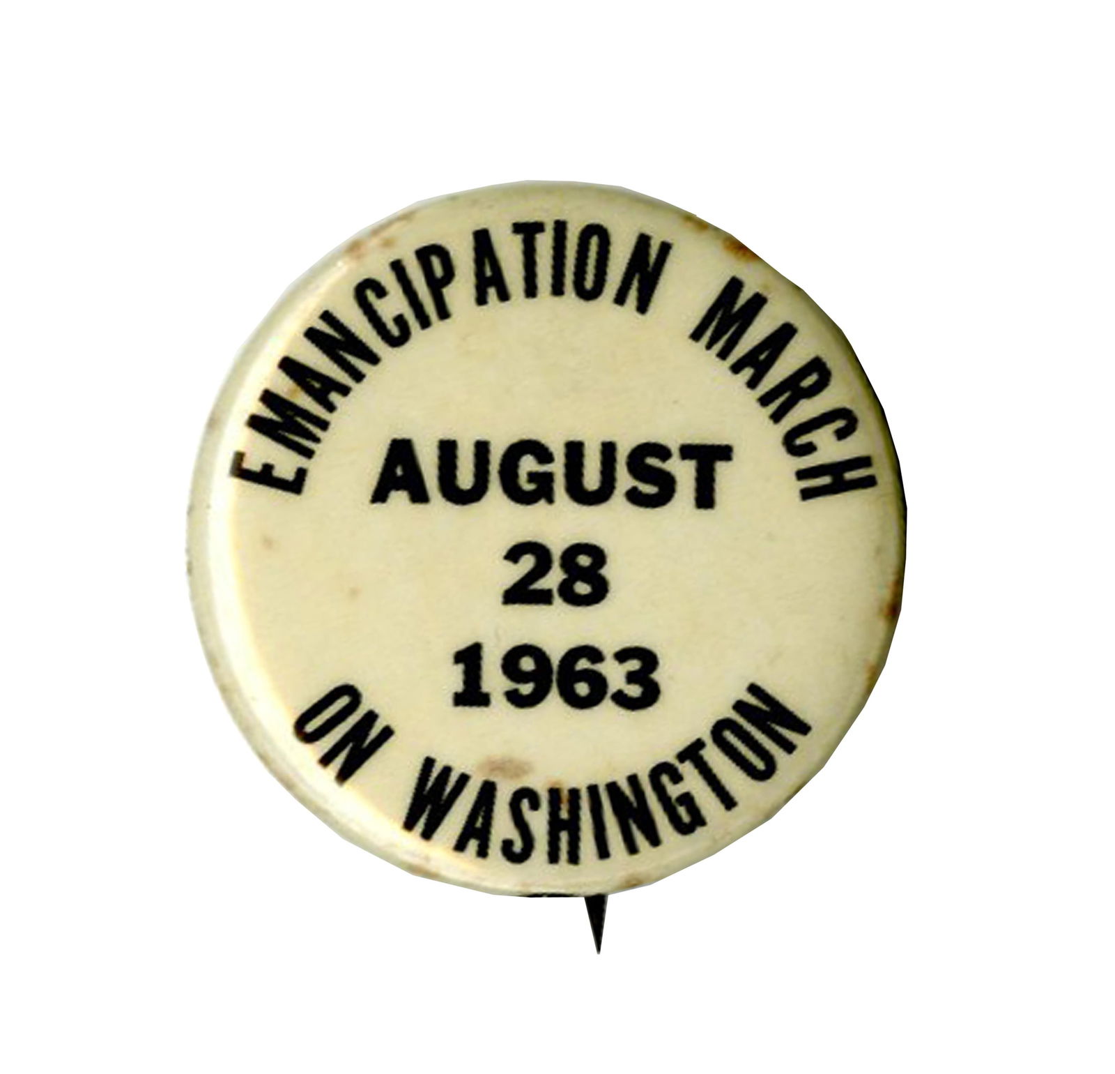 [Martin Luther King Jr.] Scarce 1963 March on Washington Pinback Button (1 of 2)