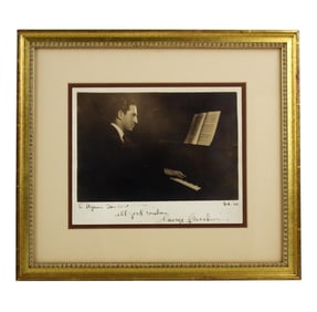 George Gershwin Signed and Inscribed Photo, 1928