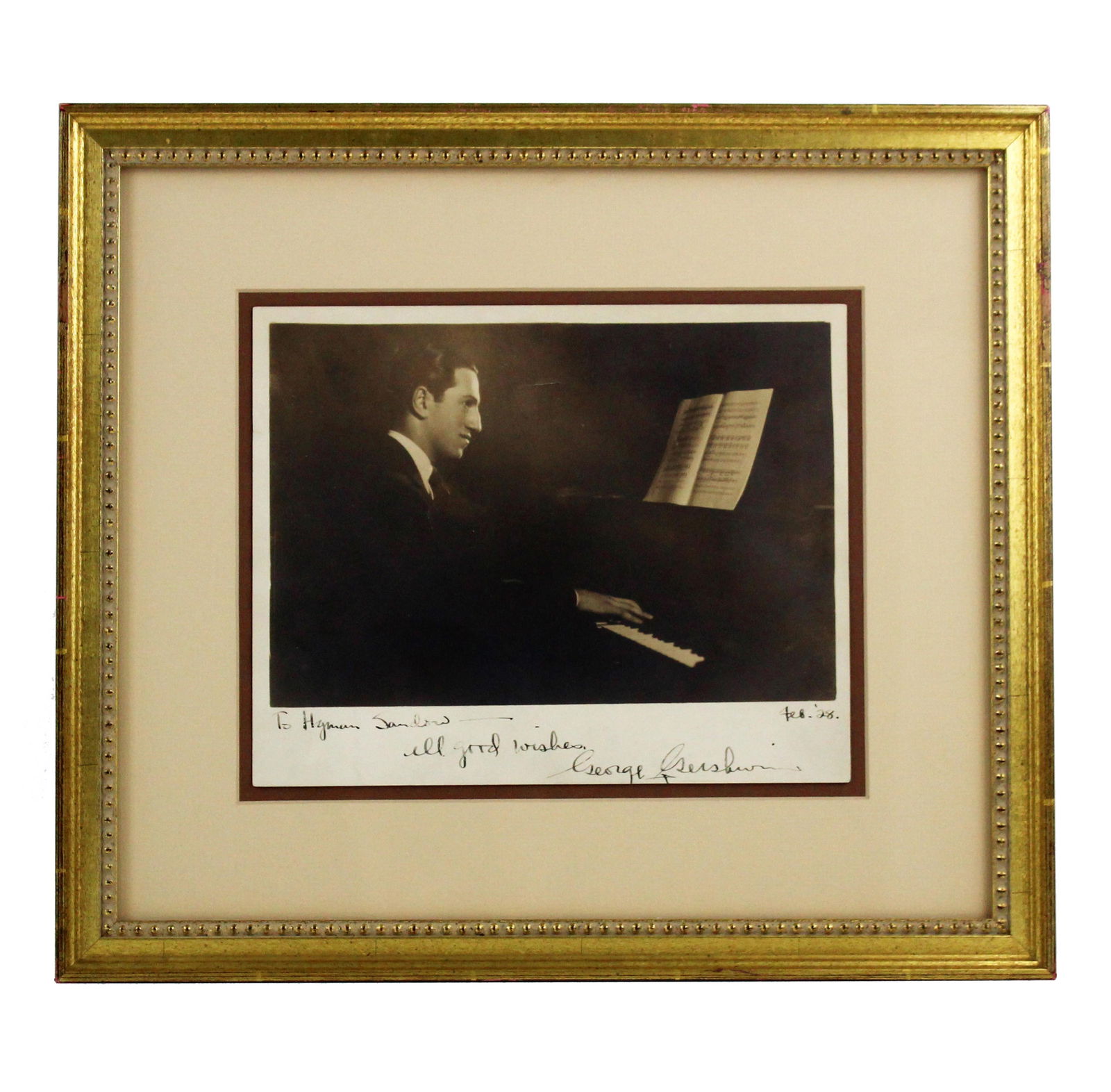 George Gershwin Signed and Inscribed Photo, 1928 (1 of 3)