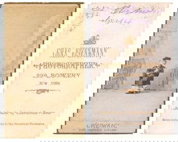 Barnum Act "Che Mah" Rare Signed CDV!