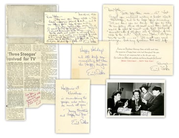 Fourth Stooge Emil Sitka Correspondence Archive, Interesting Stooges Content