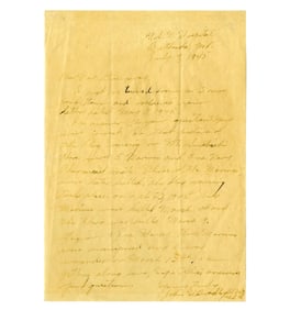 John H. Bradley 1945 ALS on Iwo Jima Flag Raising