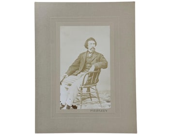 Rare Mathew Brady Self-Portrait from Brady Studio