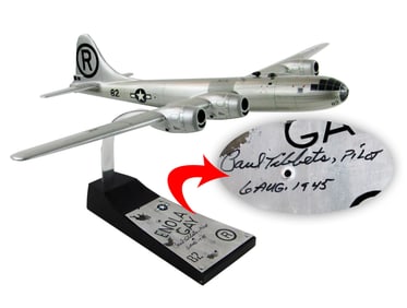 Paul Tibbets Signed Ltd. Ed. B-29 Enola Gay Model & Stand, Zarelli LOA
