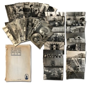 Group of 50 Photos Produced by USSR Society for Cultural Relations With Corresponding Booklet,