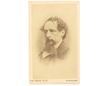 Rare Charles Dickens CDV by Thrupp
