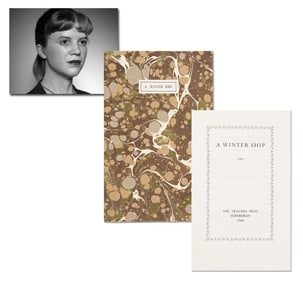 Sylvia Plath 1st Separately Published Work, "A Winter Ship", Personally Owned