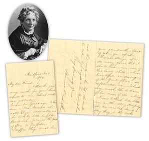 H. Beecher Stowe Reconnects With Family Member of Actress who Played Eva in "Uncle Tom's Cabin"