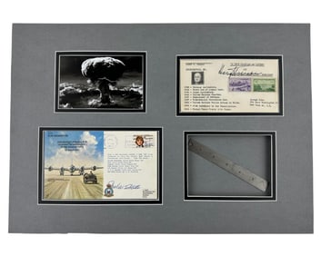 Tool That Built the Atomic Bomb w/ Truman & Tibbets Signed Covers! Used by Oppenheimer's Foreman at