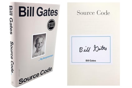 Bill Gates "Source Code" Signed Book