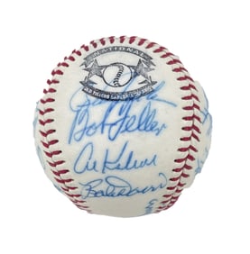 Appling, Kaat, Hunter, Feller, Robinson and 14 Other HOFers and Greats, JSA Authenticated!