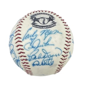 Robinson, Doerr, Appling, Kaline, Hunter and 14 More HOFers and Greats, JSA!