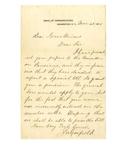 James A. Garfield LS Aiding a Veteran Gain His Pension