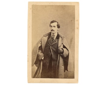 Striking John Wilkes Booth CDV of Iconic Gutman 20 Photograph