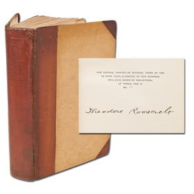 Theodore Roosevelt Signed Ltd. 1st Edition of his "African Game Trails"