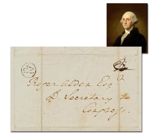 George Washington Autograph Leaf Addressed to Deputy Secretary of Congress
