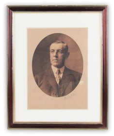 Woodrow Wilson Signed Ltd. Ed. Presidential Portrait