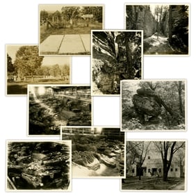 1930s Illinois: 9 Photographs, Many Examples by Herbert Georg- Cahokia Mounds, State Parks &