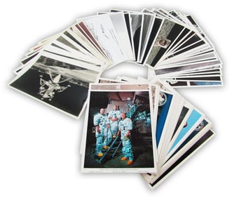 125+ NASA Gemini/Apollo-Era Lithographs Incl. Lunar Surface Renderings, Crew Portraits, & More!