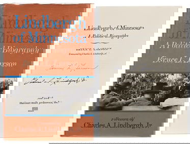 Charles Lindbergh Signed 1st Edition of "Lindbergh of Minnesota"