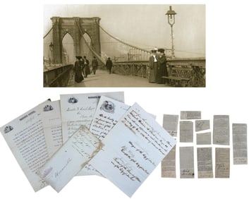 Fascinating Brooklyn Bridge Archive Highlighting NYC's Gilded Age & The Construction of Bridge &