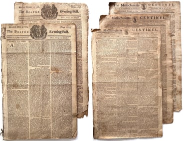 Boston Newspapers Discuss Increasing Tensions with British and Building a New Government Under the