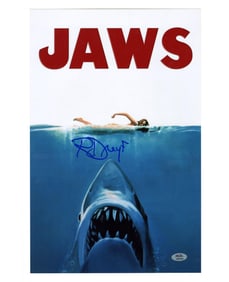 Richard Dreyfuss Signed JAWS Photo Poster, PSA/DNA