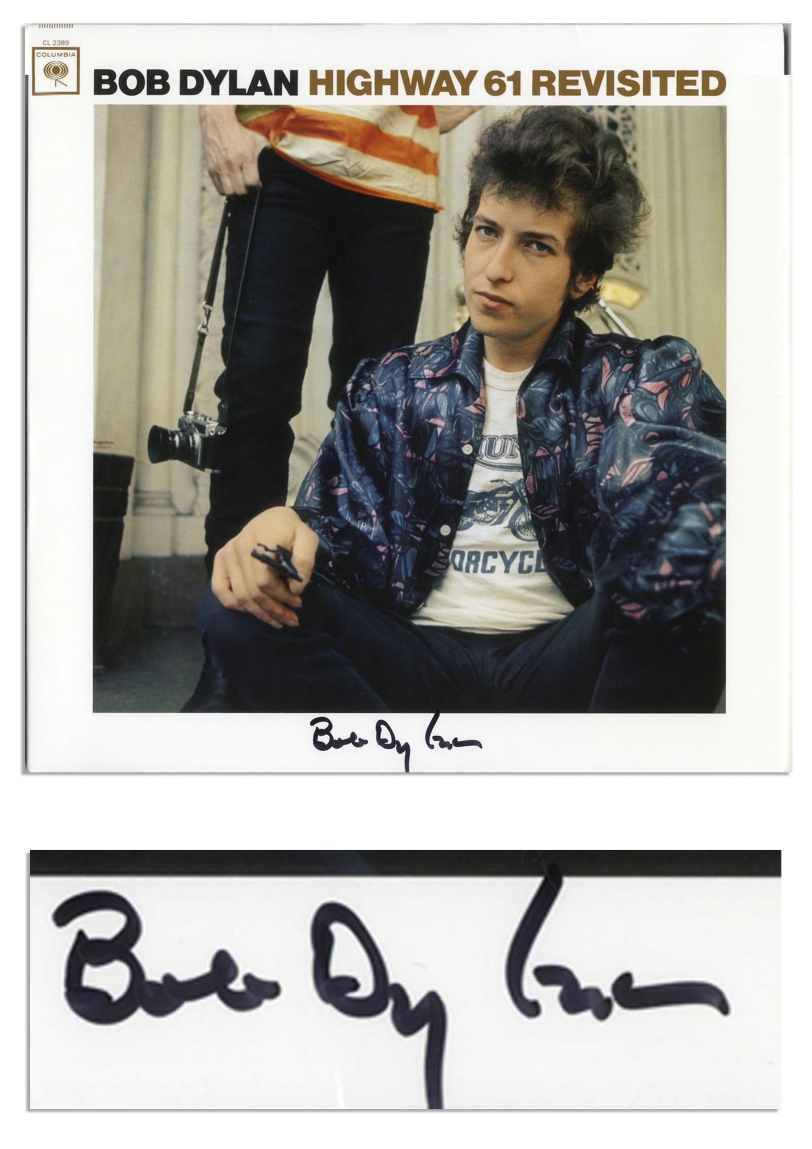 Bob Dylan Signed "Highway 61 Revisited", His Breakthrough Album, With Jeff Rosen COA: Bob Dylann.p., ca. 1965Bob Dylan Signed "Highway 61 Revisited", His Breakthrough Album, With Jeff Rosen COASigned AlbumBob Dylan signed album, "Highway 61 Revisited", his 1965 albu