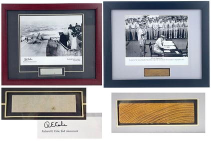 Doolittle Raiders & Japanese Surrender WWII Relic Pairing