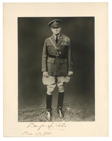 Douglas MacArthur Signed and Dated Photograph - An Exceptional Image!