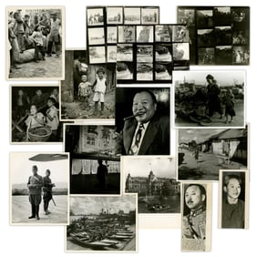Post WWII-Era Photography Archive Incl. Chinese Civil War and Postwar Japan, 15 pcs.