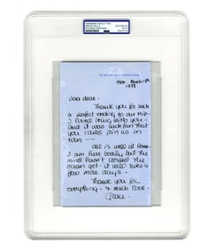 Princess Grace of Monaco ALS to Friend & Fashion Designer Vera Maxwell, PSA/DNA Encapsulated