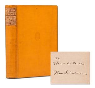 Sherwood Anderson Signed & Inscribed 1st Edition of "Winesburg, Ohio"