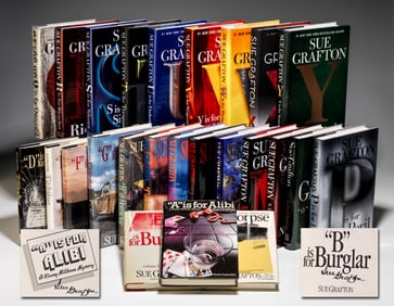 Sue Grafton Complete 1st Ed. Collection, Each Signed, The Kinsey Millhone Alphabet Series, 26