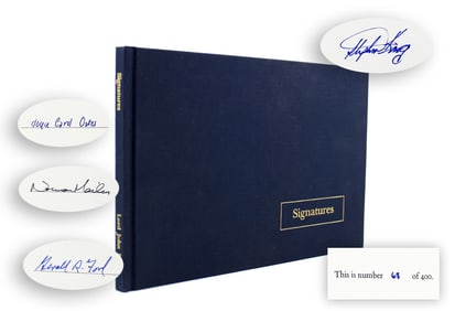 Lord John Signatures Signed 1st Ed. with Nearly 40 Sigs! Stephen King, Gerald Ford, and More