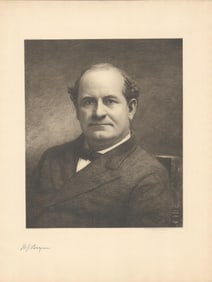 William Jennings Bryan Signed Oversize Print - William Bicknell Image