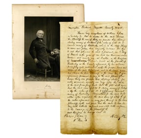 Henry Clay Handwritten and Signed Document from Early Legal Career