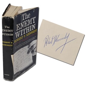 Robert F. Kennedy Signed 1st Edition of "The Enemy Within"