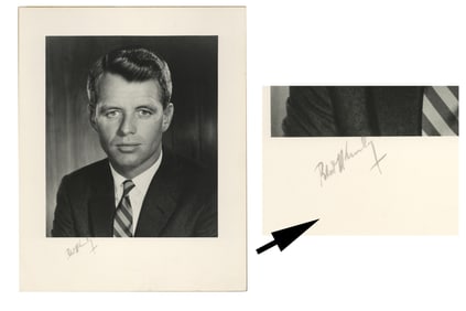 Robert F. Kennedy Handsome Signed Photo