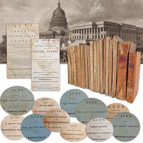 Acts From 11 U.S. Congresses, 1789-1826, In 18 Volumes! From First Presidential Election to Alien &