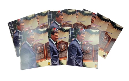9 Ted Williams Huge Signed Photos With PSA/DNA Authentication