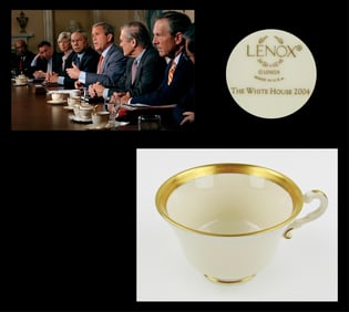 George W. Bush-Era White House Lenox Teacup, Ex-Seeley Collection