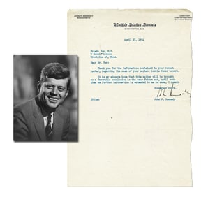 John F. Kennedy TLS Concerning a Case of Mistaken Identity