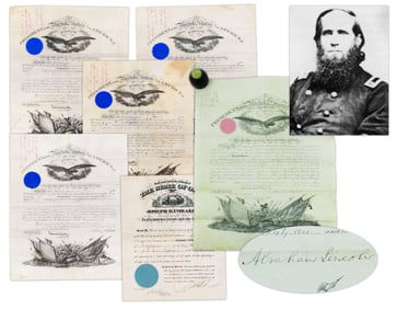 Abraham Lincoln Nominates Ohio Quartermaster John J. Elwell as Captain, Plus (4) Brevet Appointments