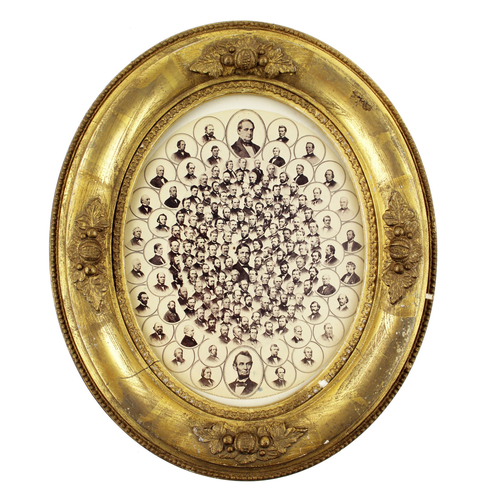 Abraham Lincoln & Emancipation Congress Framed Print (1 of 4)